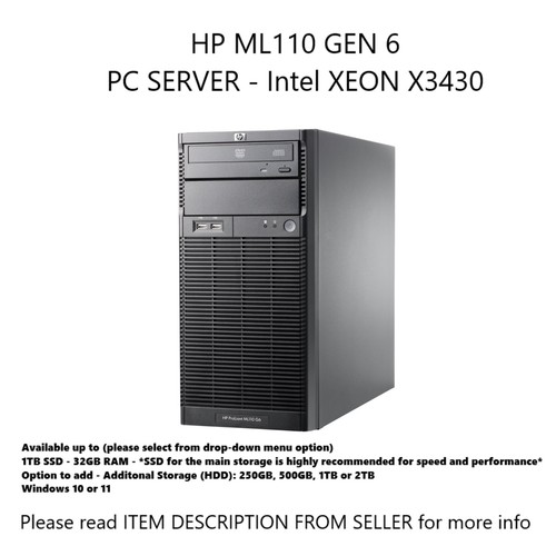 Proliant ml110 server - hp,