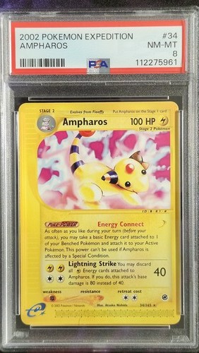 Pokemon psa ampharos 34 - 8,