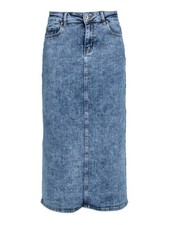 Sexy Sense Gonna lunga in jeans da donna con spacco dietro