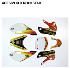 Kit Grafiche Adesivi Rockstar Completo X Pit Bike Klx/bbr 125cc 140cc 150cc
