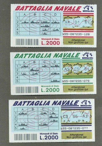 Gratta vinci lire - e,