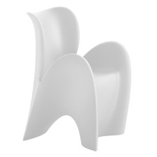 MYYOUR sedia poltroncina LILY polietilene goffrato BIANCO