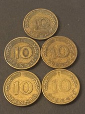 5 x 10 Pfennig 1949 Banca dei