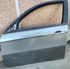 Porta anteriore sx Alfa Romeo 147 W8 07 2a serie grigio scuro NUDA(presenza graf