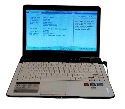 Lenovo ideapad y460p - y460p, i7-2630qm