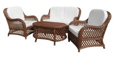SALOTTO VIMINI RATTAN NATURALE