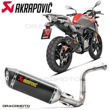 BMW G 310 R / GS 2017-2024 Impianto completo AKRAPOVIC Carbonio RC S-B3R1-RC/1