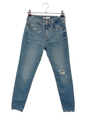 ZARA Jeans Strappati Donna Blu