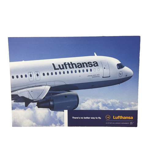 Cartolina aereo airline - airline, issue