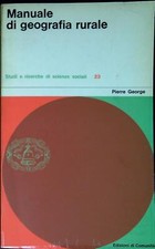 Manuale di geografia rurale /