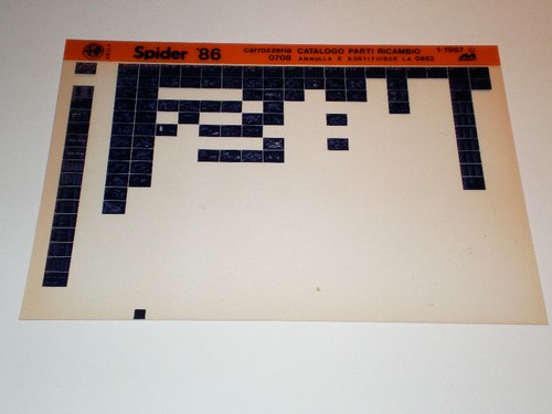 Catalogo parti microfiche alfa - catalogo,