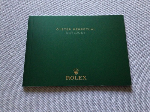 Libretto booklet rolex - libretto,