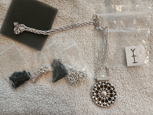 Collana medaglione heidi klum - medaglione,
