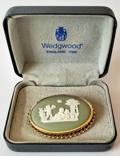 Wedgwood jasper rara spilla - jasper,