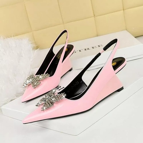 Decolte scarpe rosa zeppa - decolte, cm