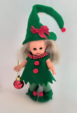 Bambola mini Furga Lisa vintage doll christmas gadget regalo elfo natale