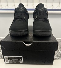 Nike Air Jordan 4 Black Cat 2025 Uk 8 Us 9 *nuovissime*