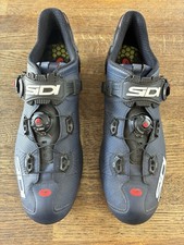 Scarpe ciclismo strada Sidi Wire 2 carbonio blu opaco taglia 43,5 