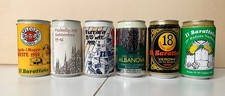 6 lattine di birra Raduno "Il Barattolo" 1988-90-92-97-98-99