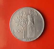 100 lire 1957 - 100,