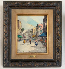 Dipinto olio vintage originale