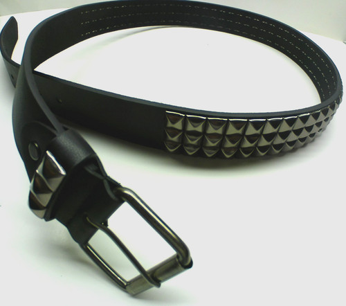Cintura nera borchiata - nera, 45"