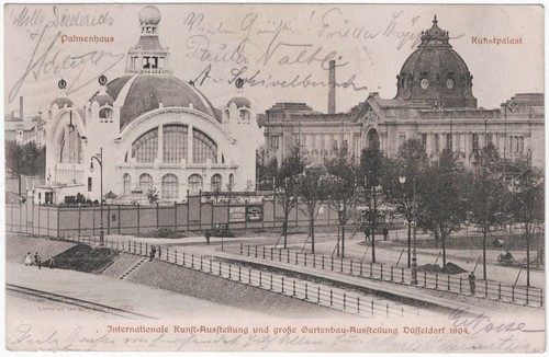 Vecchia cartolina düsseldorf - cartolina,