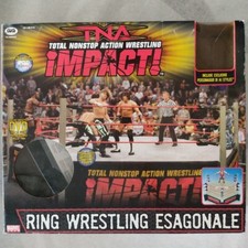 TNA IMPACT Six 6 Sided Ring Figure Marvel Toys 2005 WRESTLING GIG Incompleto