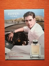 PUBBLICITA' CARTACEA ORIGINALE - ADVERTISING PROFUMO "FERRARI UOMO" del 2009