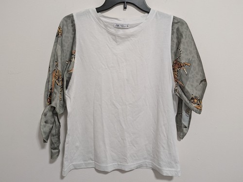 Blusa donna bianca zara con - donna,