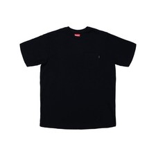 T-shirt Supreme nera con tasca