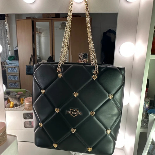 Borsa moschino nera nuova - moschino,