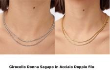 Collana girocollo donna - collana, sagapo