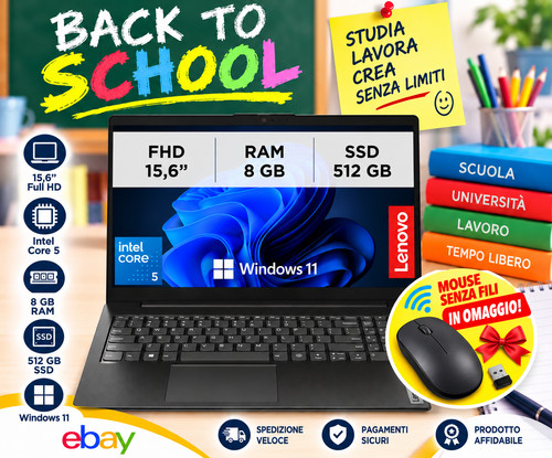 Notebook lenovo fhd - 15,6",
