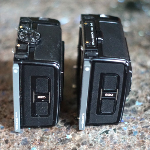 Two bronica 6x6 220 film - two, sq