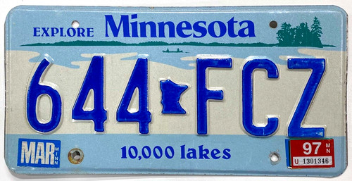 Minnesota 1997 canoa lake - 1997,