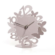 ARTI & MESTIERI OROLOGIO MINI DA TAVOLO 14 X 15 CM IN FERRO - FARFALLE