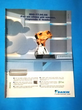 RITAGLIO DI GIORNALE PUBBLICITA' CLIMATIZZATORE DAIKIN DA COLLEZIONE - (151)