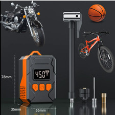 Pompa Aria Bici Mini Elettrica Piccola Bicicletta Gonfiatore Pneumatici Portatile USB, Miglior Regalo