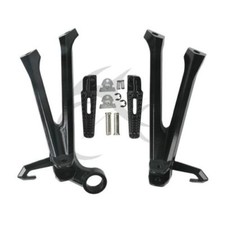 PAIR BLACK REAR FOOTRESTS FOR