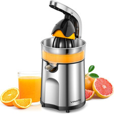 Spremiagrumi Elettrico Professionale Con 2 Coni, Estraattore Di Succo a Bassa Ve