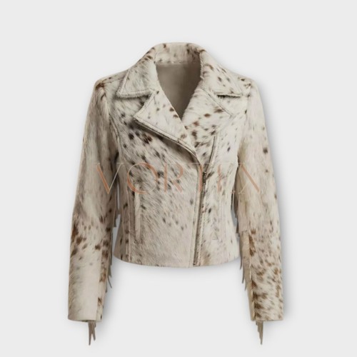 Giacca donna pelle capelli - , su