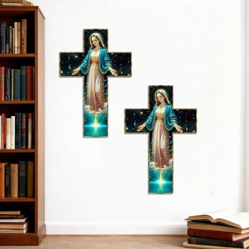Croce parete vintage in - da,