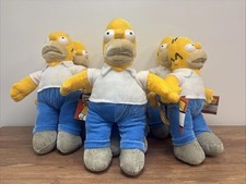 Peluche pupazzo Homer Simpson 15” Nanco 2005 I Simpson nuovo con etichette X1