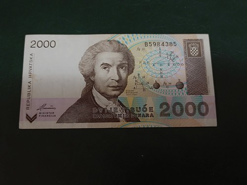 Banconota croazia 2000 - croazia,