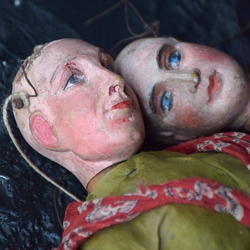 Pupazzi marionette inizio xix - marionette,
