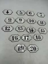 numero civico ceramica