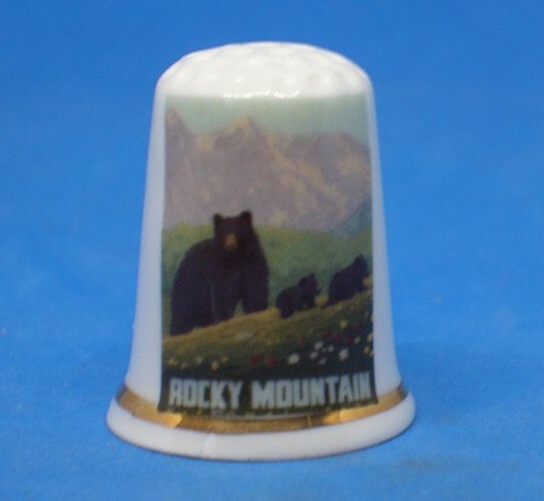 Birchcroft china thimble - birchcroft,