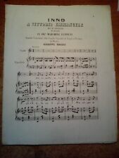 AUTENTICO SPARTITO D'EPOCA : '