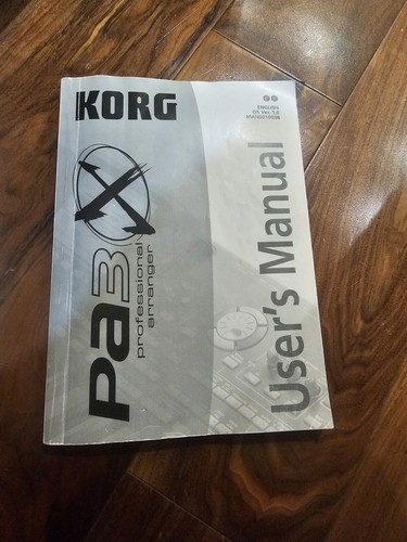 Manuali korg pa3x - korg,